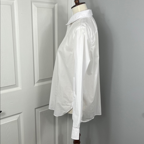 J. Crew Jules Classic Fit Shirt in Cotton Poplin - Picture 5 of 10